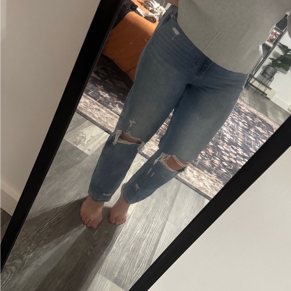 American Eagle Outfitters Blue Boyfriend Jeans
